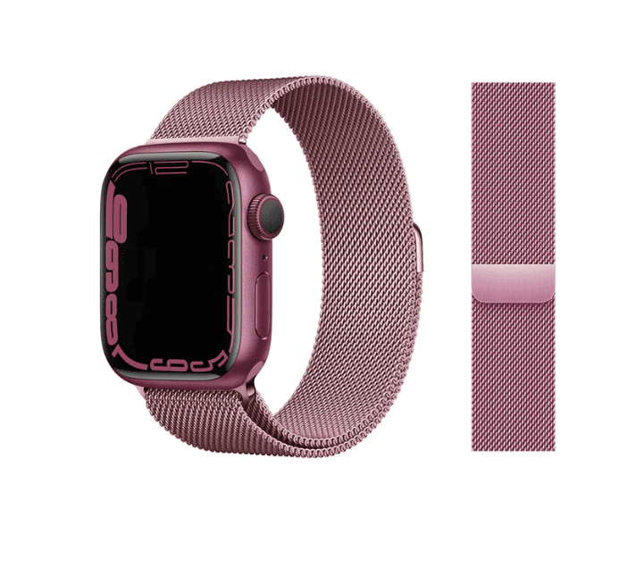 Milanese Band for Apple Watch (42/44/45/49mm) - Size M/L (255mm) - Pink