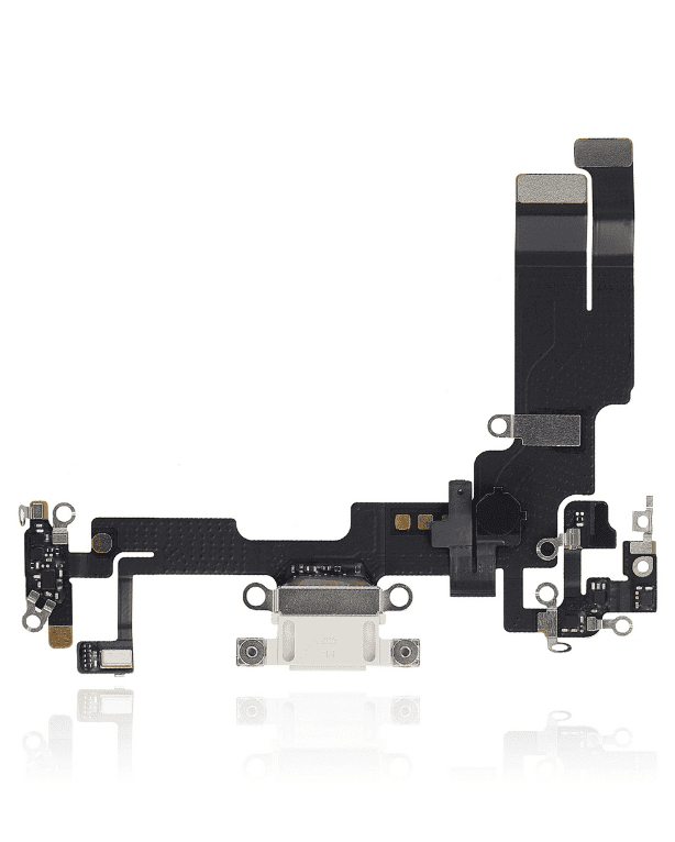Charging Port Flex Cable Compatible For iPhone 14 (Premium) (Starlight)