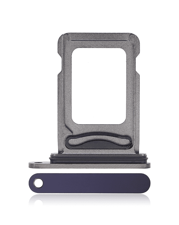 Dual Sim Card Tray Compatible For iPhone 14 Pro / 14 Pro Max (Deep Purple)
