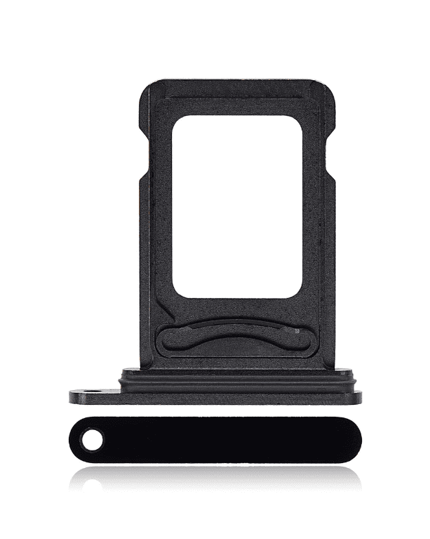 Dual Sim Card Tray Compatible For iPhone 14 Pro / 14 Pro Max (Space Black)