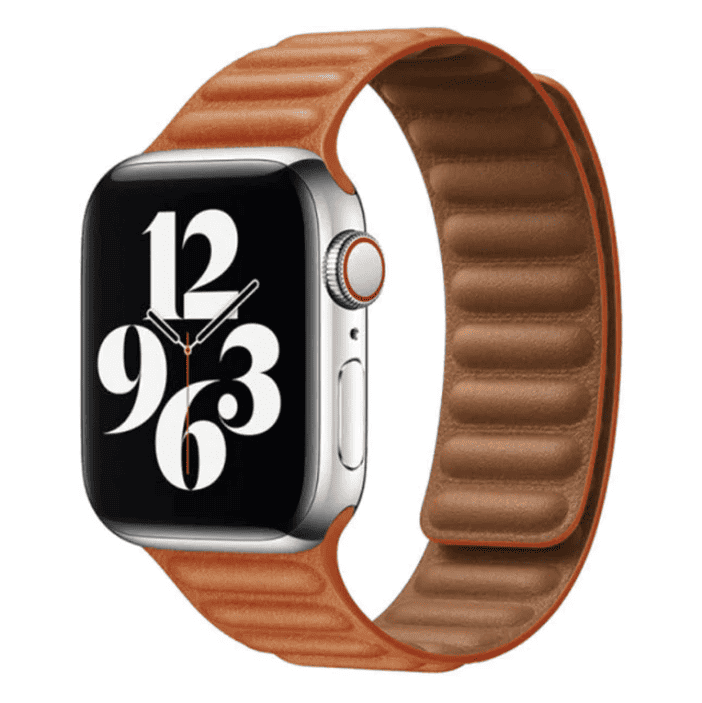 Leather Band for Apple Watch (38/40/41mm) - Size S/M (220mm) - Light Brown