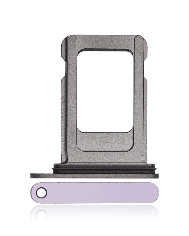 Single Sim Card Tray Compatible For iPhone 14 Pro / 14 Pro Max (Deep Purple)