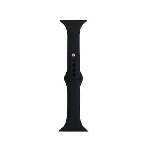 Silicone Band for Apple Watch (38/40/41mm) - Black