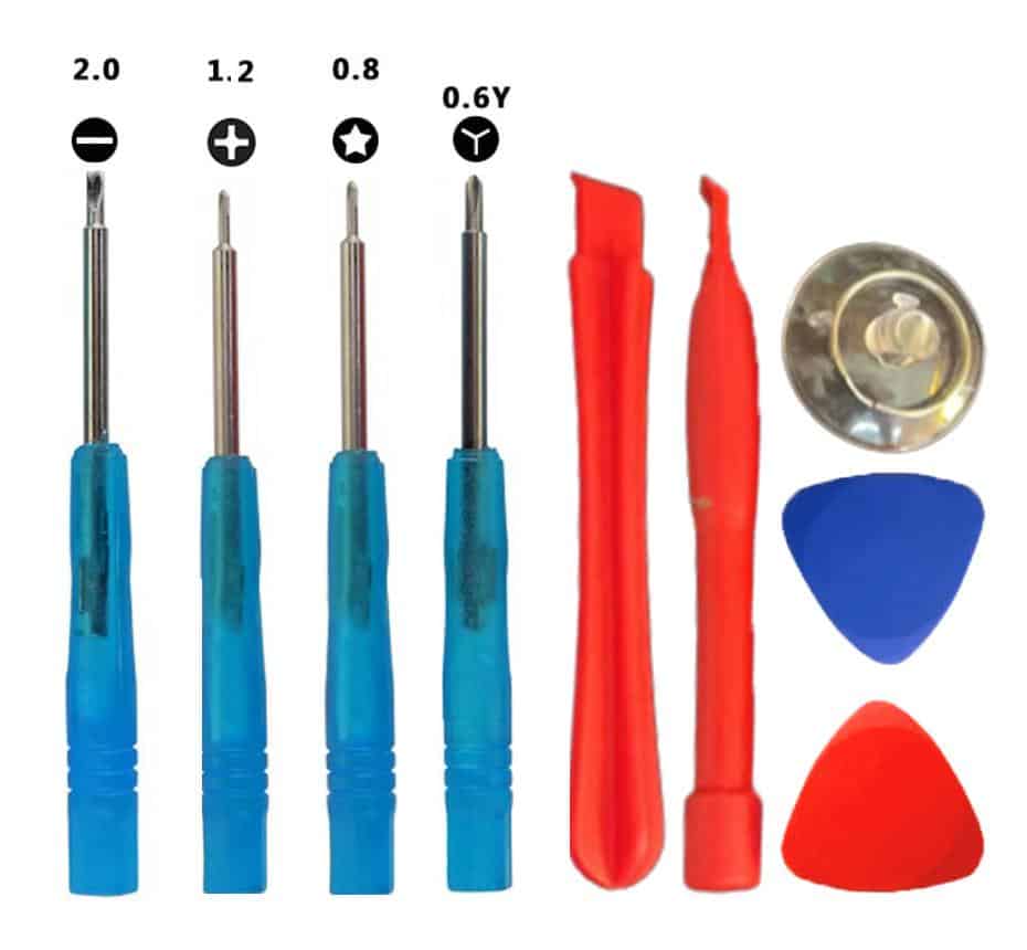 9-in-1 Simple Set Opening Tool Kit with Screwdriver Set for iPhone / iPad / Samsung
