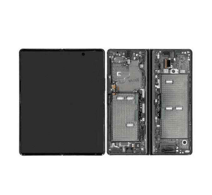 Galaxy Z Fold 2 5G Black OLED Touchscreen - SM-F916B / GH82-23968A / GH82-23969A (Service Pack)