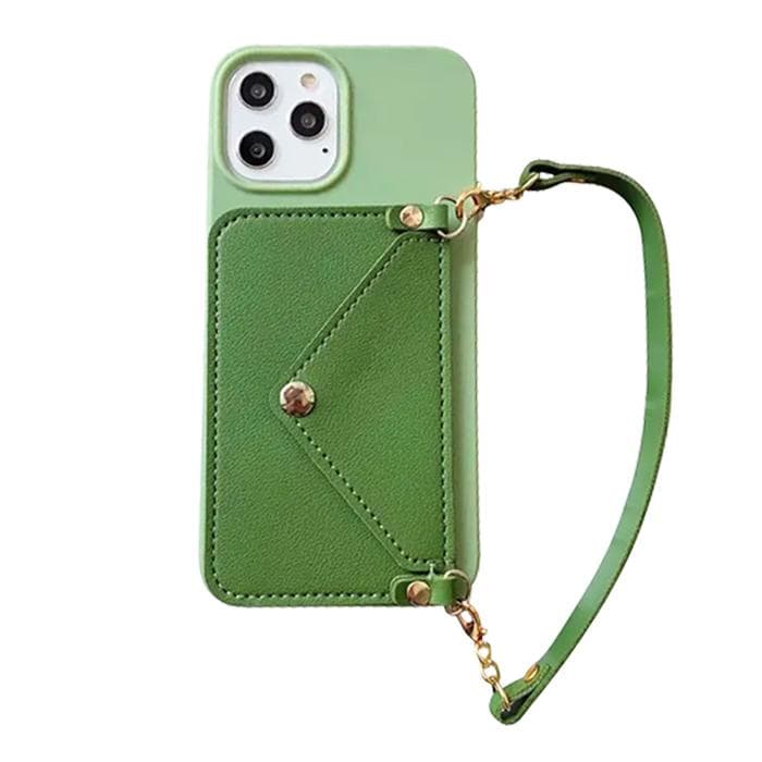 Light Green Handbag Case for iPhone 13 Mini