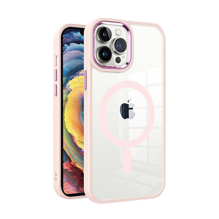 Rose Clear Case with Magsafe for iPhone 14 Pro Max
