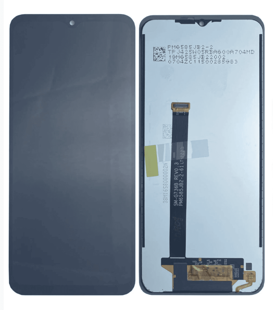 Galaxy Xcover 6 Pro Black OLED Touchscreen - SM-G736B / GH82-29187A / GH82-29188A  (Service Pack)