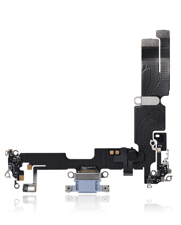 Charging Port Flex Cable Compatible For iPhone 14 Plus (Premium) (Blue)
