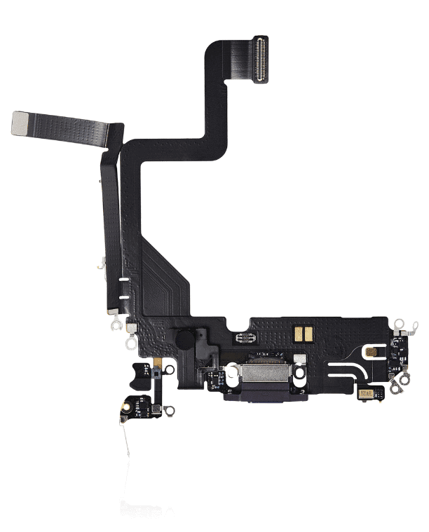 Charging Port Flex Cable Compatible For iPhone 14 Pro (Premium) (Deep Purple)