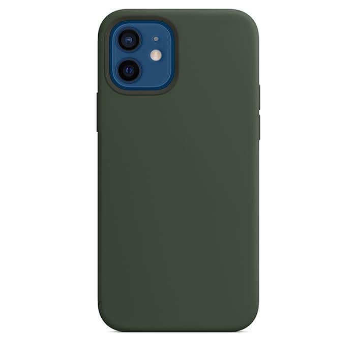 Silicone Case with MagSafe for iPhone 12 / 12 Pro - Green