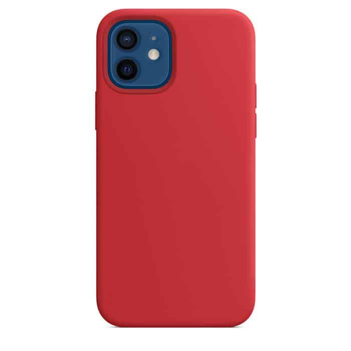 Silicone Case with MagSafe for iPhone 12 / 12 Pro - Red