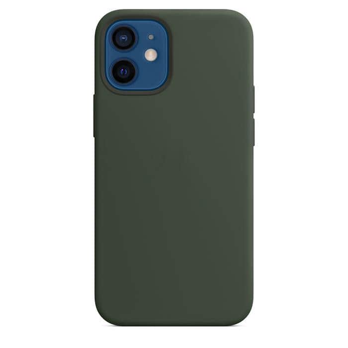 Silicone Case with MagSafe for iPhone 12 Mini - Green