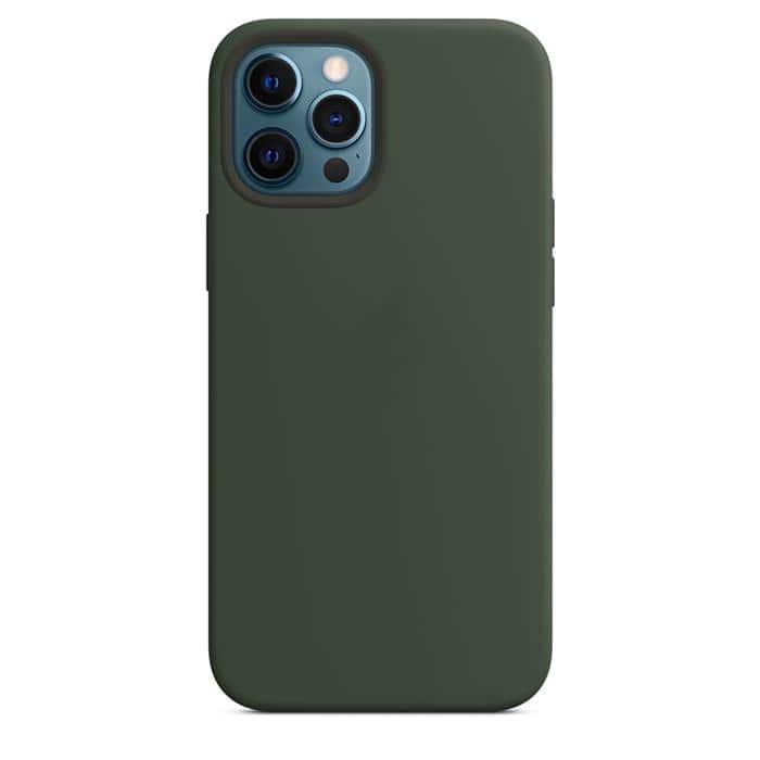 Silicone Case with MagSafe for iPhone 12 Pro Max - Green