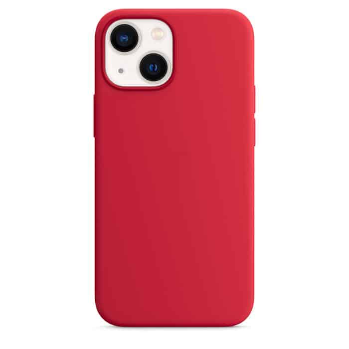 Silicone Case with MagSafe for iPhone 13 Mini - Red