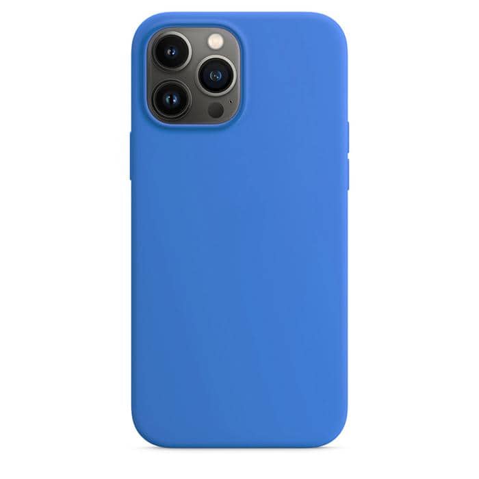 Silicone Case with MagSafe for iPhone 13 Pro Max - Blue