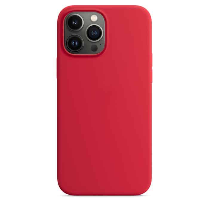 Silicone Case with MagSafe for iPhone 13 Pro Max - Red