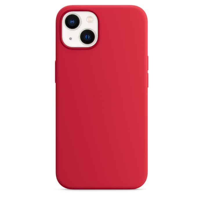 Silicone Case with MagSafe for iPhone 13 - Red