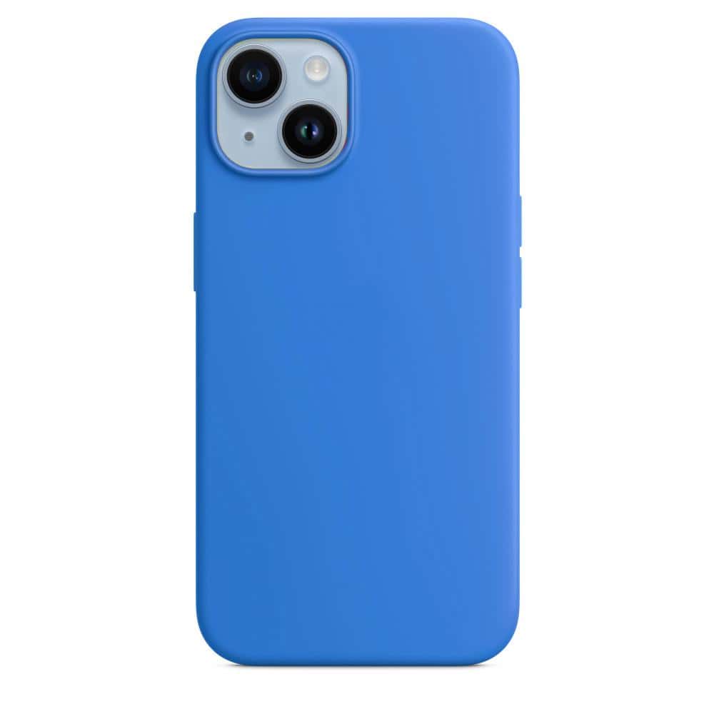 Silicone Case with MagSafe for iPhone 14 Plus – Blue
