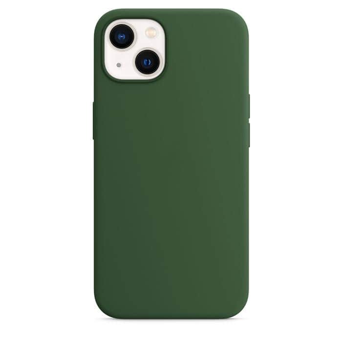 Silicone Case with MagSafe for iPhone 14 Plus – Green