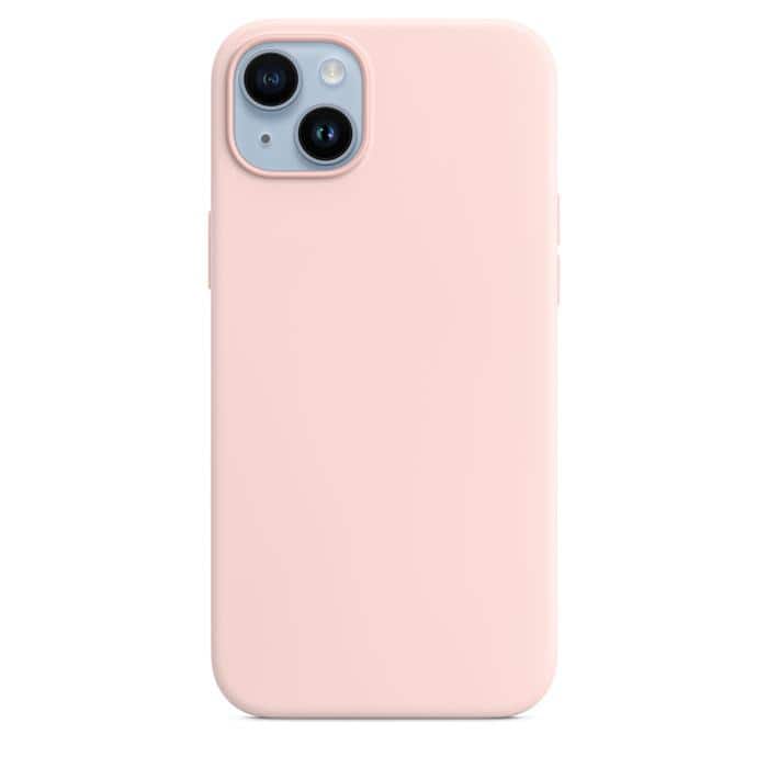 Silicone Case with MagSafe for iPhone 14 Plus – Pink