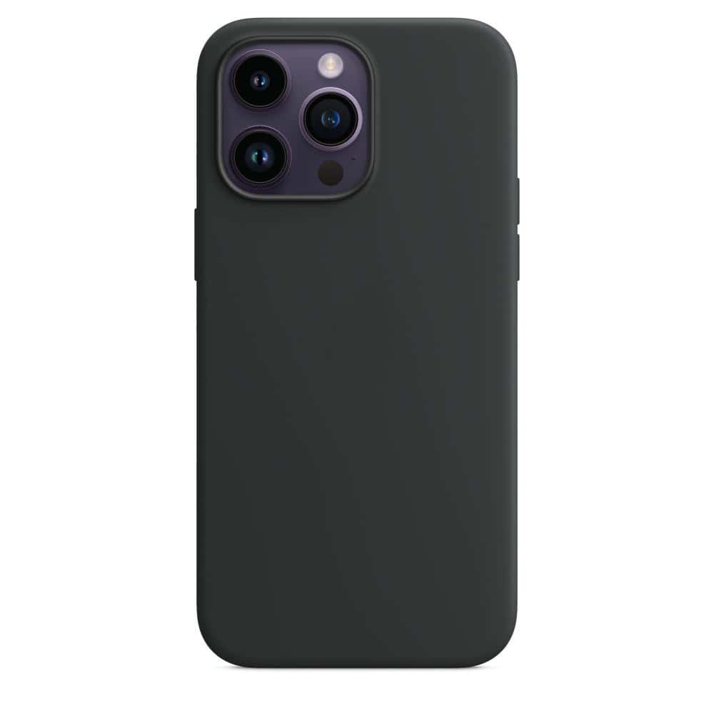 Silicone Case with MagSafe for iPhone 14 Pro Max – Black