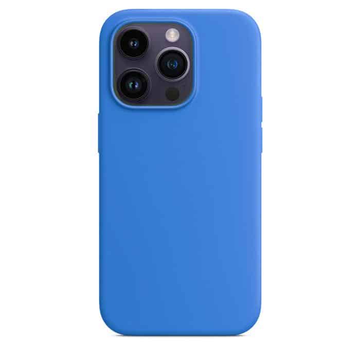 Silicone Case with MagSafe for iPhone 14 Pro Max – Blue