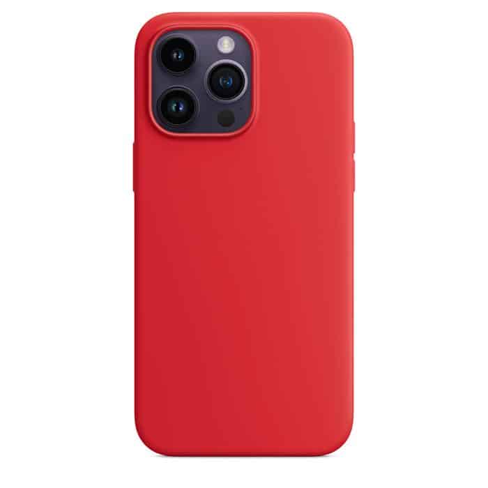 Silicone Case with MagSafe for iPhone 14 Pro Max – Red