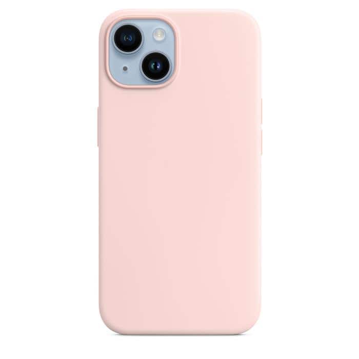 Silicone Case with MagSafe for iPhone 14 – Pink