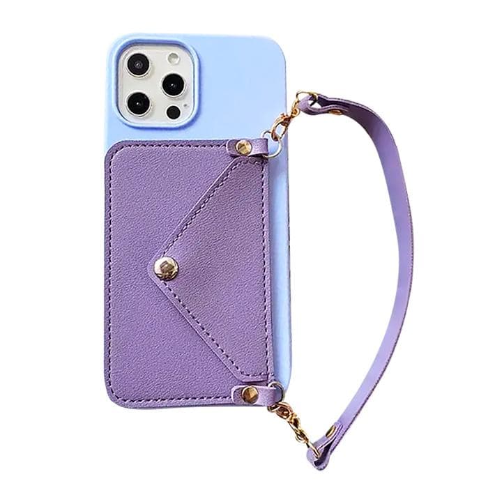 Purple Handbag Case for iPhone 13