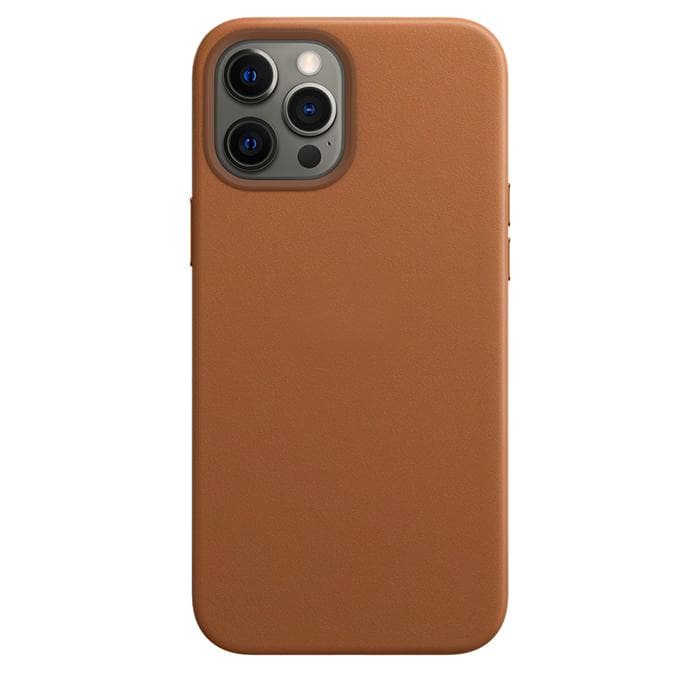 Genuine Leather Case for iPhone 11 - Brown