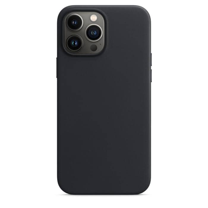 Genuine Leather Case with MagSafe for iPhone 13 - Black