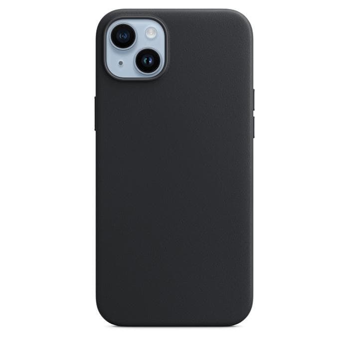 Genuine Leather Case with MagSafe for iPhone 14 – Black