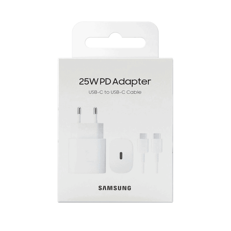 Samsung 25W USB-C Super Fast Charger White EP-TA800XWEGWW (Retail Pack)