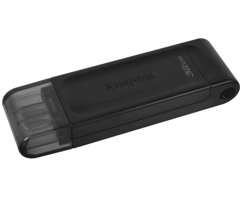 Kingston PenDrive 32Gb Type-C 3.2 DT70/32GB (Black)