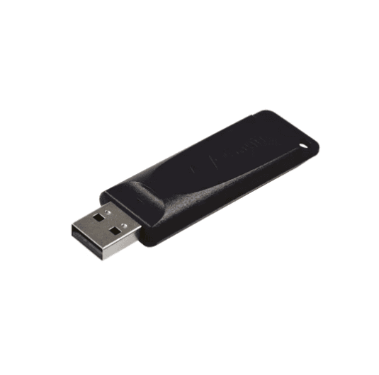 Verbatim PenDrive 64Gb 2.0 Slider 98698 (Black)