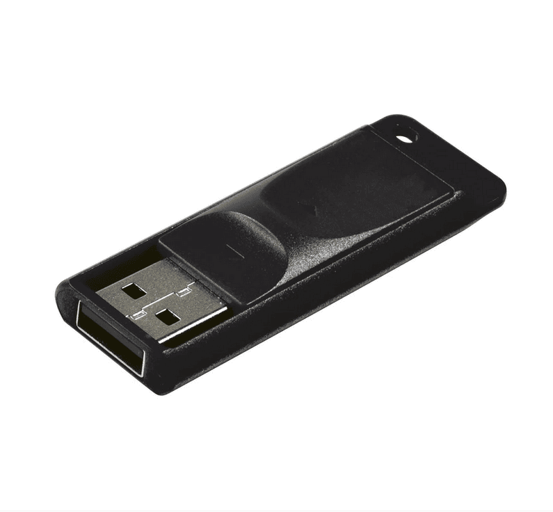 Verbatim PenDrive 32Gb 2.0 Slider 98697 (Black)