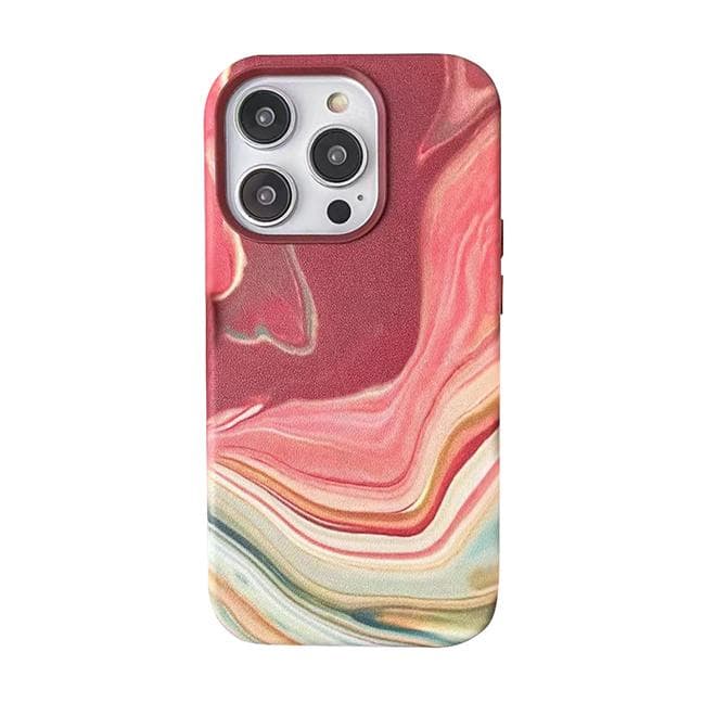 Marble Coral Case with MagSafe for iPhone 14