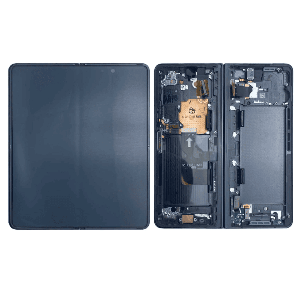 Galaxy Z Fold 4 5G Black Inner OLED Touchscreen - SM-F936B / GH82-29461A / GH82-29462A / GH82-29463A (Service Pack)