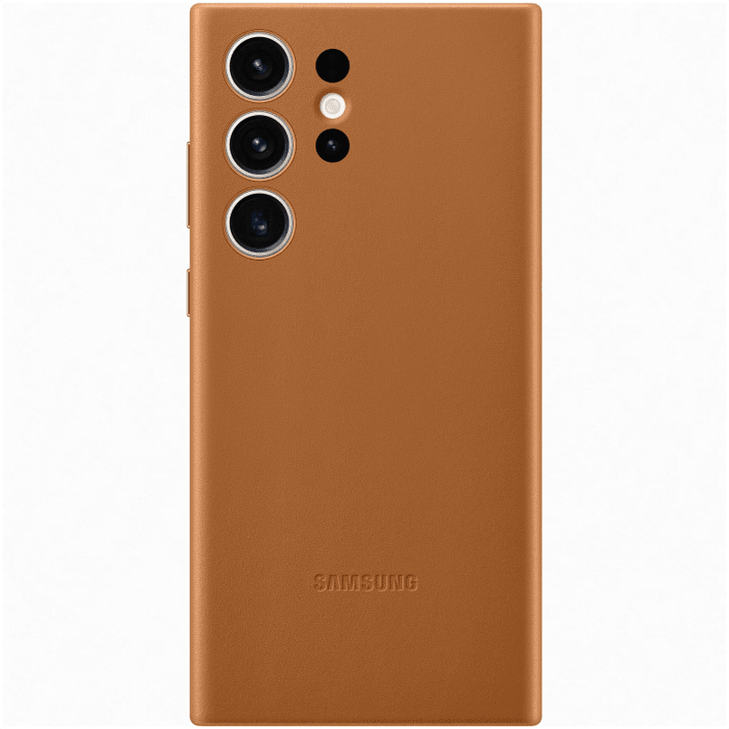 Leather Cover for Samsung Galaxy S23 Ultra Camel EF-VS918LAEGWW (Retail Pack)