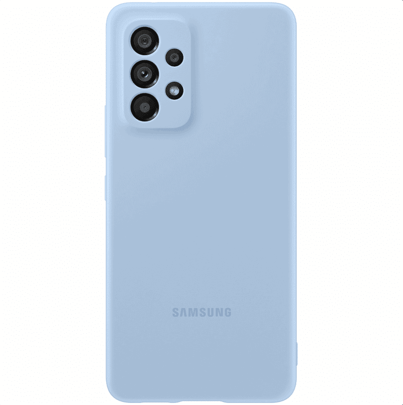 Silicone Cover for Samsung Galaxy A53 EF-PA536TLEGWW Arctic Blue (Retail Pack)