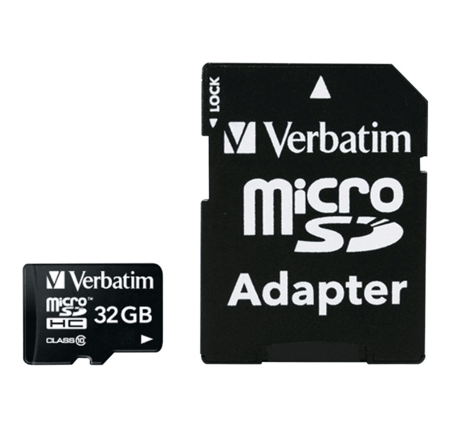 Verbatim Micro SD 32Gb Class 10 SDHC 44083 (Black)