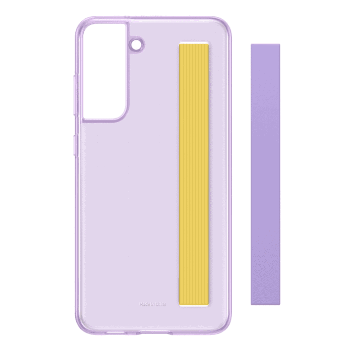 Samsung Clear Strap Cover for Galaxy S21 FE 5G EF-XG990CVEGWW Lavender (Retail Pack)