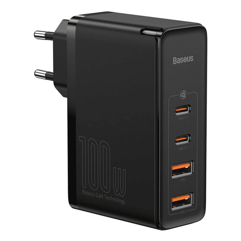 Baseus GaN2 Pro Quick Charger 2C+2U 100W EU Black (CCGAN2P-L01)