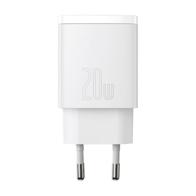 Baseus Compact Quick Charger U+C 20W EU White (CCXJ-B02)