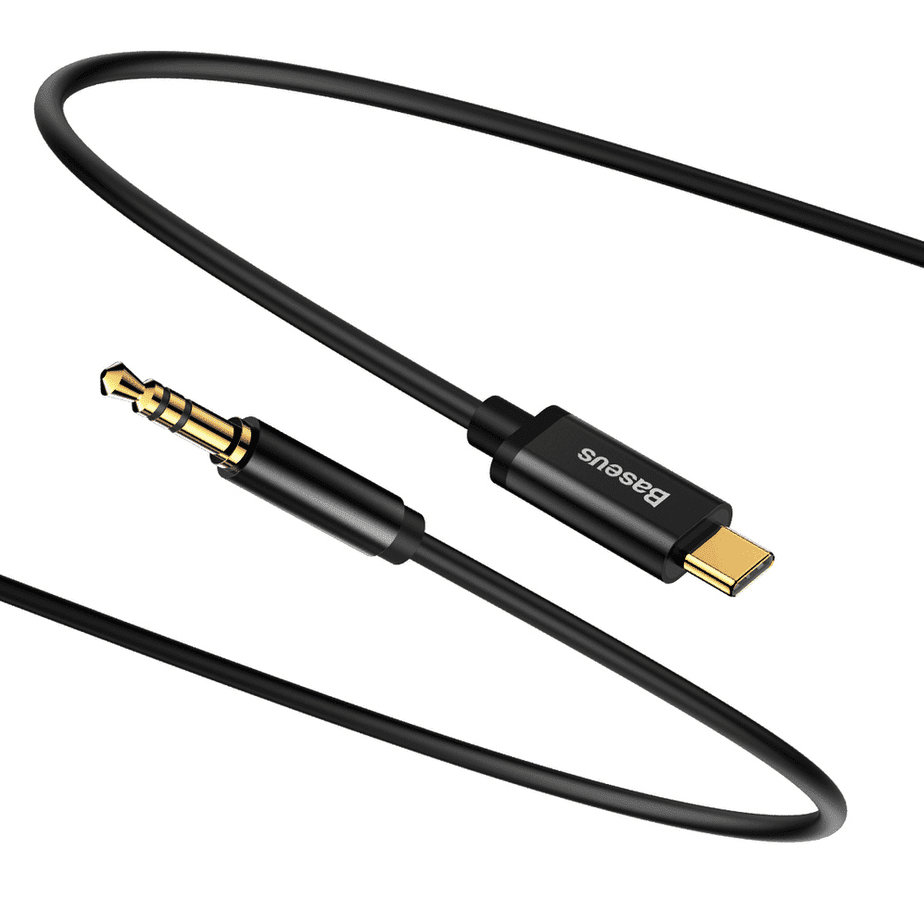 Baseus Yiven Type-C male To 3.5 male Audio Cable M01 Black (CAM01-01)