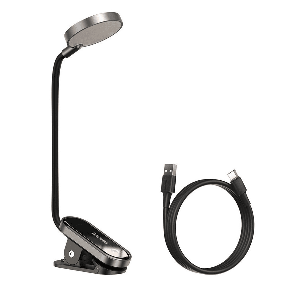 Baseus Comfort Reading Mini Clip Lamp Dark Gray (DGRAD-0G)