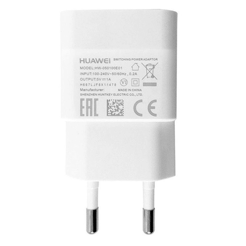 Huawei Wall Charger 1A, 1x USB White (HW-050100E01)