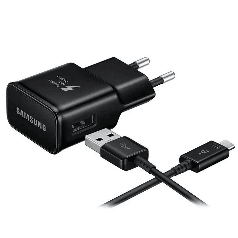 Samsung 15W Wall Charger 1x USB with Type-C Cable Black (EP-TA20EBECGWW)