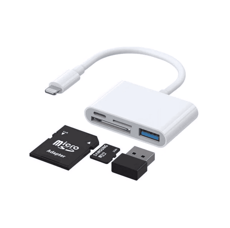 Joyroom Lightning to Usb OTG Card Reader White (S-H142)